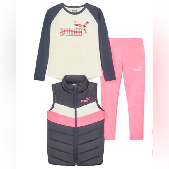 PUMA Kids' 3-piece Vest Set - Picture 4 of 11